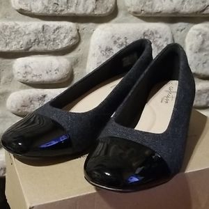 *NEW* Clarks Women's Chartli Diva Tweed Shoes 7.5